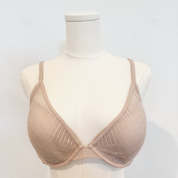 ThirdLove Everyday Lace Plunge Underwire Bra Intimates Adjustable Straps 30E 1/2 - Picture 2 of 10